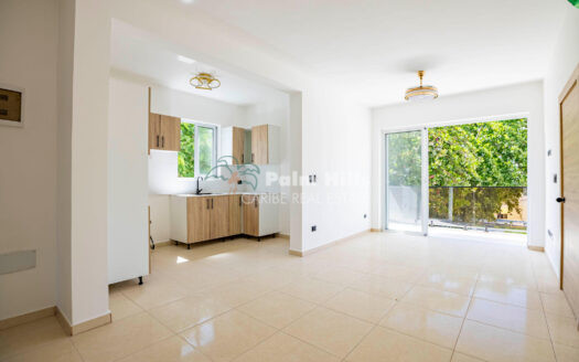 Apartamento de 2 habitaciones en el centro de Cabarete