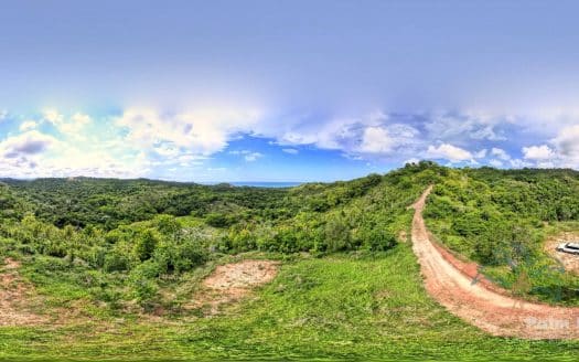 Tierras de cultivo con fantásticas vistas al mar