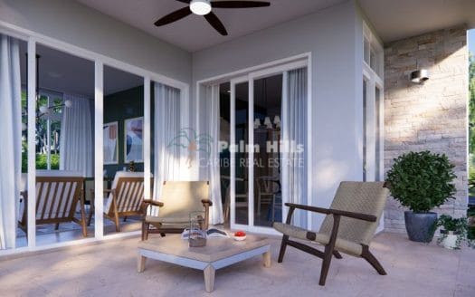 Villa moderne de 2 chambres à Sosua