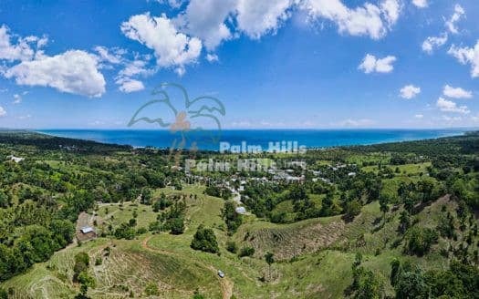 La mejor finca con vista al mar a 20 minutos al este de Cabarete