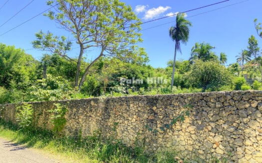 Corner Lot with Oceanview in the Hills of Sosúa with 3022m2