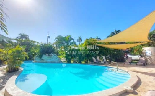 Studio in the Center of Cabarete with Terrace and Beautiful Outdoor Area in Popular Gated Community