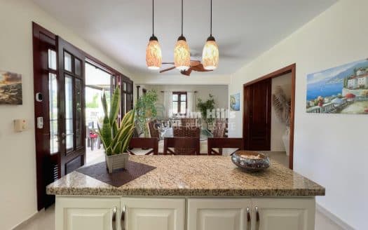 Immaculate Beachside Villa with Ocean Views & Tropical Garden