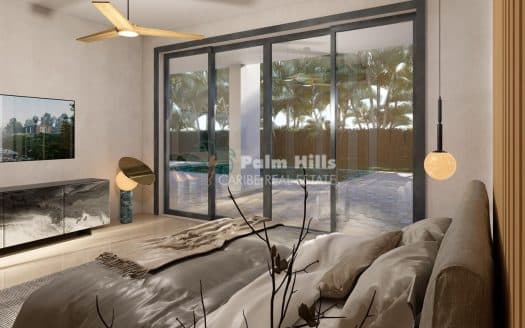 Villa de 4 dormitorios en una urbanización cerrada y familiar en Sosúa