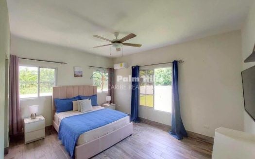 Cabarete - Villa moderne de 2 chambres avec jardin et piscine, clôturée, 249,000 USD