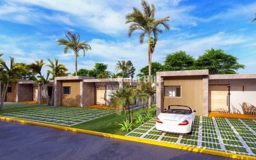 Maison individuelle moderne de 2 chambres à coucher dans une communauté résidentielle privée