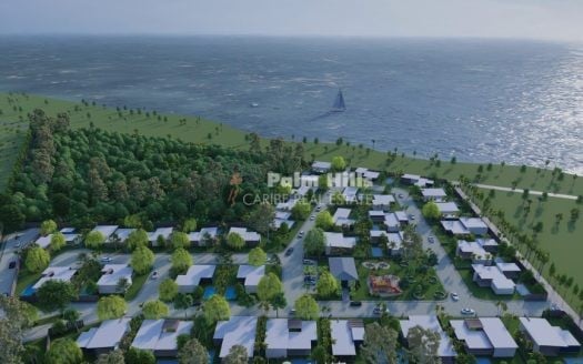 Pre-construcción Villas 3BR, Piscina, a poca distancia de la playa Encuentro