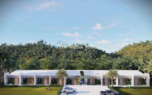 Adosados modernos en pre-construcción con vistas a la montaña y al trópico