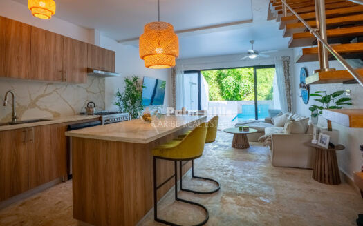 Casa adosada de 3 recámaras en Cabarete, a dos pasos de la playa