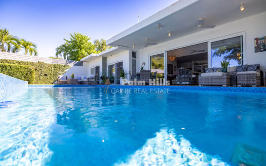 3-Schlafzimmer-Villa am Hang mit Meerblick - Ruhiges Wohnen bei Sosúa