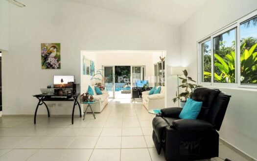 Peaceful 2BR Villa with Waterfall Pool & Lush Tropical Setting
