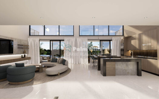 Blue Waterfall Villa – Modern Luxury with Infinity Pool & Panoramic Views