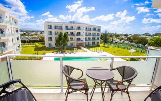 Departamento de 1 dormitorio totalmente amueblado en una prestigiosa urbanización frente al mar con una excelente rentabilidad de alquiler