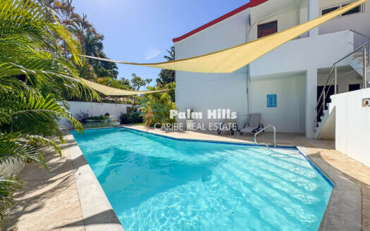 Turnkey Furnished Studio in Central Cabarete | Walk to the Beach & Town