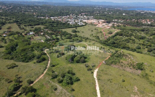 1,789 m² Ocean & Mountain View Lot Between Sosúa and Cabarete
