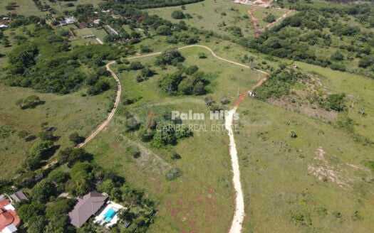 1,789 m² Ocean & Mountain View Lot Between Sosúa and Cabarete