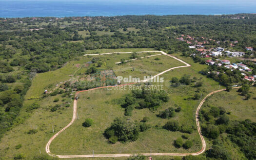 1,789 m² Ocean & Mountain View Lot Between Sosúa and Cabarete