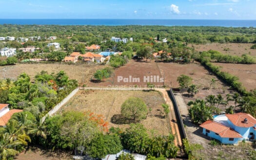 Large 1,448 m² Lot for Sale Between Sosúa and Cabarete