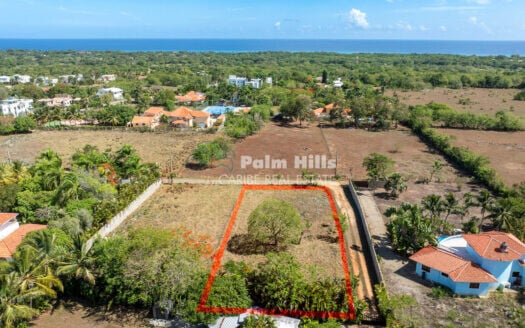 Large 1,448 m² Lot for Sale Between Sosúa and Cabarete