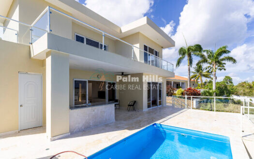 3-Bedroom Ocean View Villa with Financing & Large Garden Between Sosúa and Cabarete
