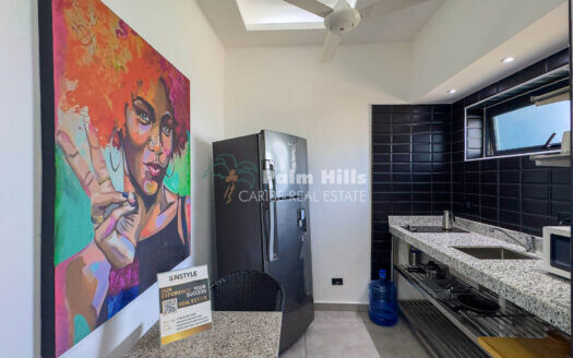 Fully Furnished Studio for Sale in Sosúa with Pool View & Resort-Style Amenities