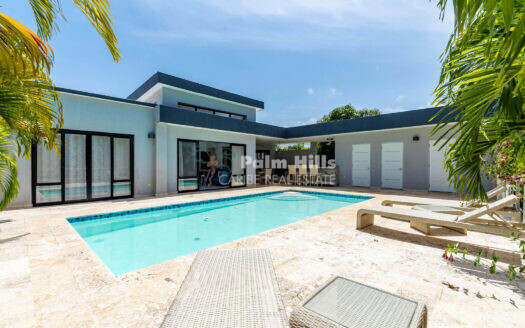 Furnished 2-Bedroom Villa for Sale in Sosúa with Private Pool & Extra-Large Backyard