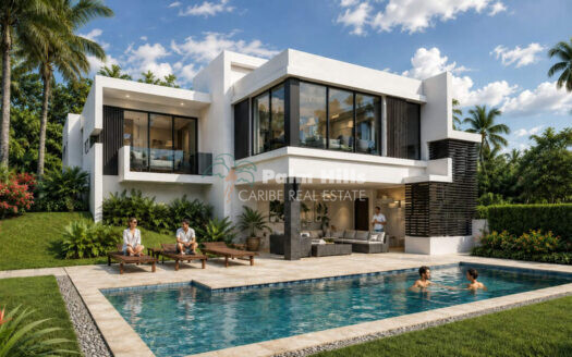 Contemporary 3-Bedroom Villa with Private Pool and Expansive Outdoor Living in Cabarete