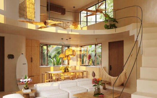 Tropical Loft Villa with Private Pool Near the Beach in Cabarete