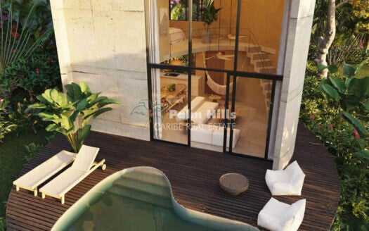 Tropical Loft Villa with Private Pool Near the Beach in Cabarete