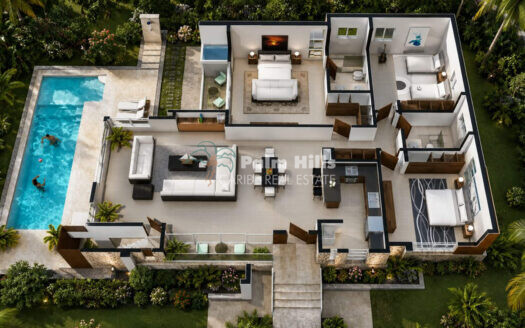 Contemporary 3-Bedroom Villa with Private Pool and Expansive Outdoor Living in Cabarete