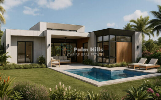 3-Bedroom Pool Villa in a Gated Community in Cabarete